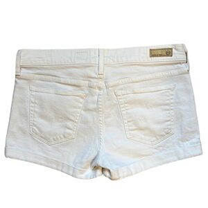 AG Adriano Goldschmied that pixie short white cuffed jeans shorts size 30